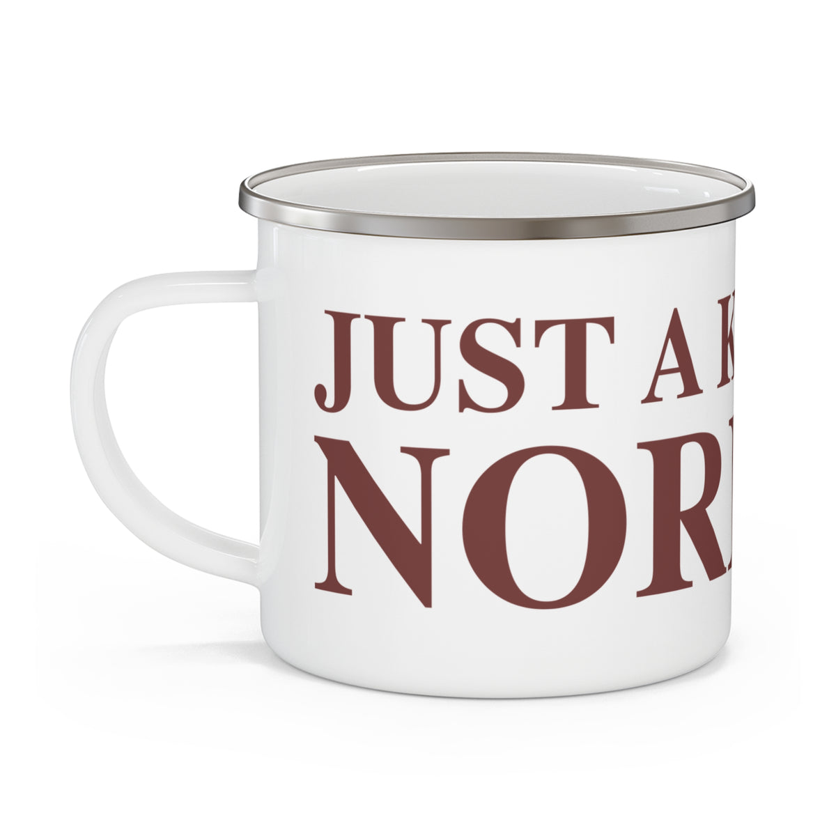 Just a kid from Norfolk Enamel Camping Mug