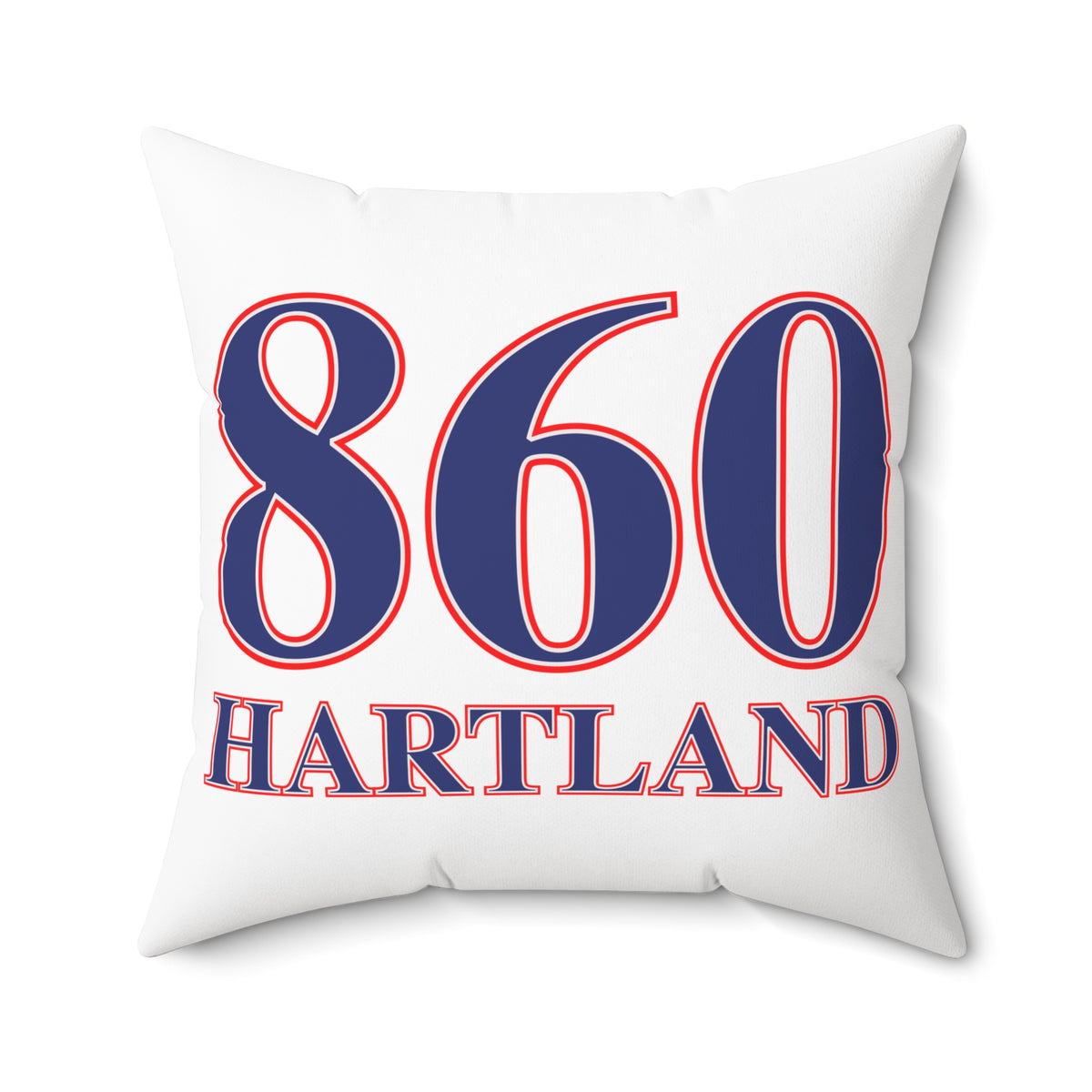 860 Hartland Red, White & Blue Spun Polyester Square Pillow