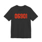 06901 Stamford Connecticut Zip Code Unisex Jersey Short Sleeve T-Shirt