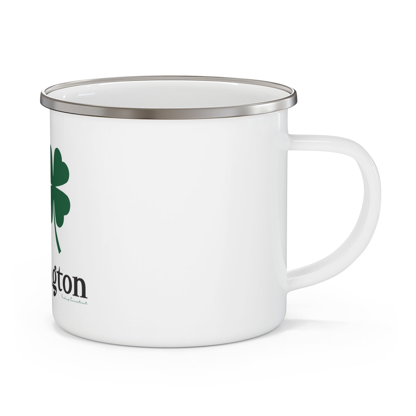 I Clover Washington Enamel Camping Mug