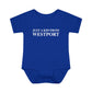 Just a kid from Westport Infant Baby Rib Bodysuit