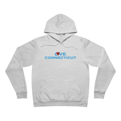 Love Connecticut Unisex Sponge Fleece Pullover Hoodie