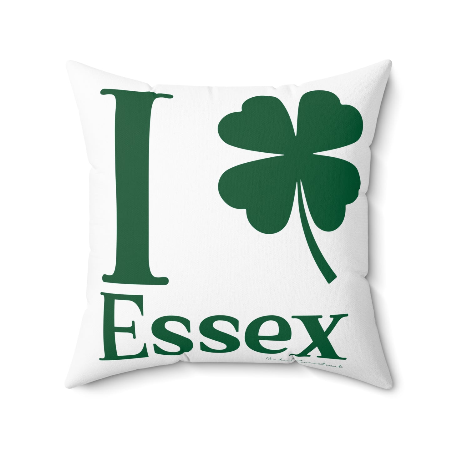 I Clover Essex Spun Polyester Square Pillow