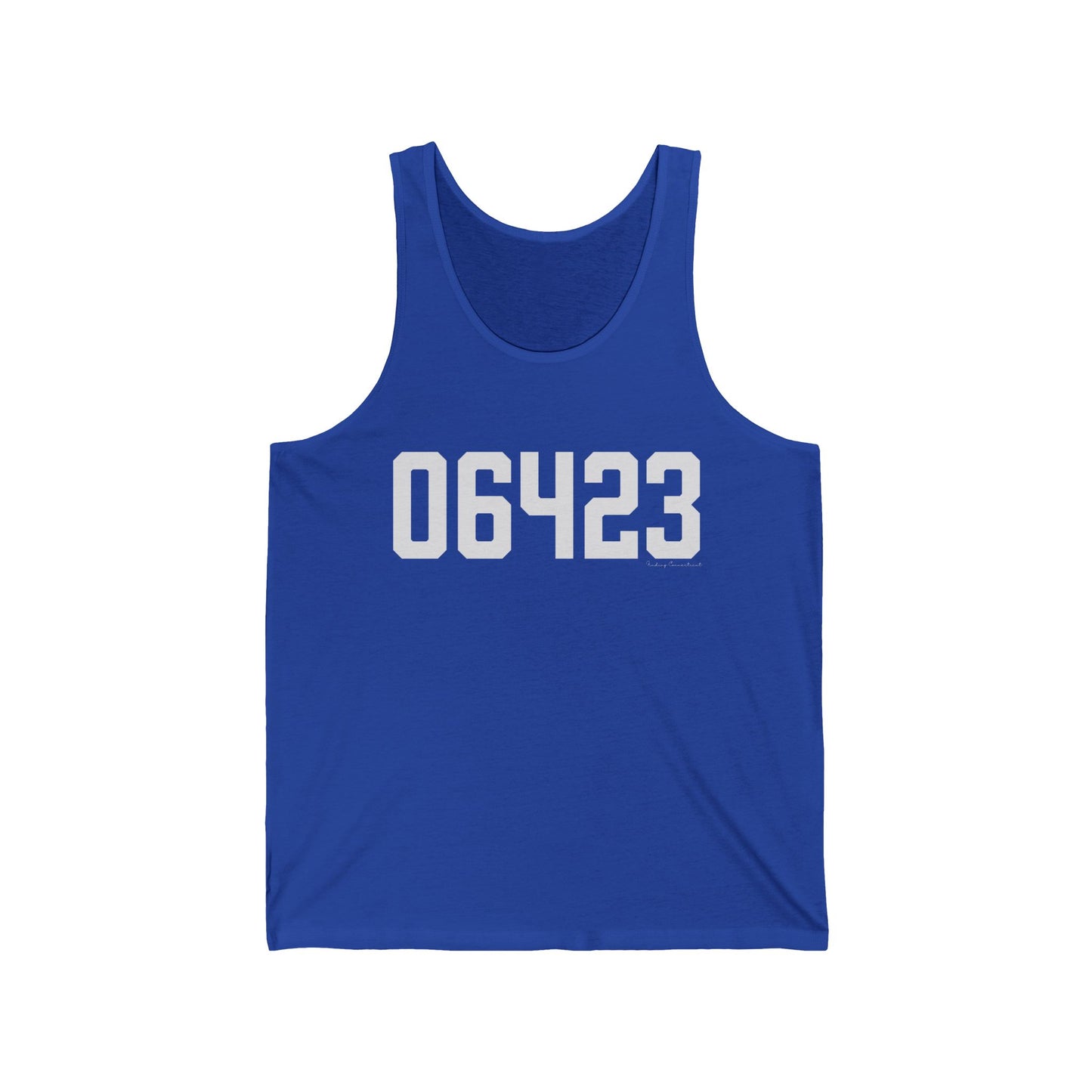 06423 East Haddam CT Zip Code Unisex Jersey Tank Top
