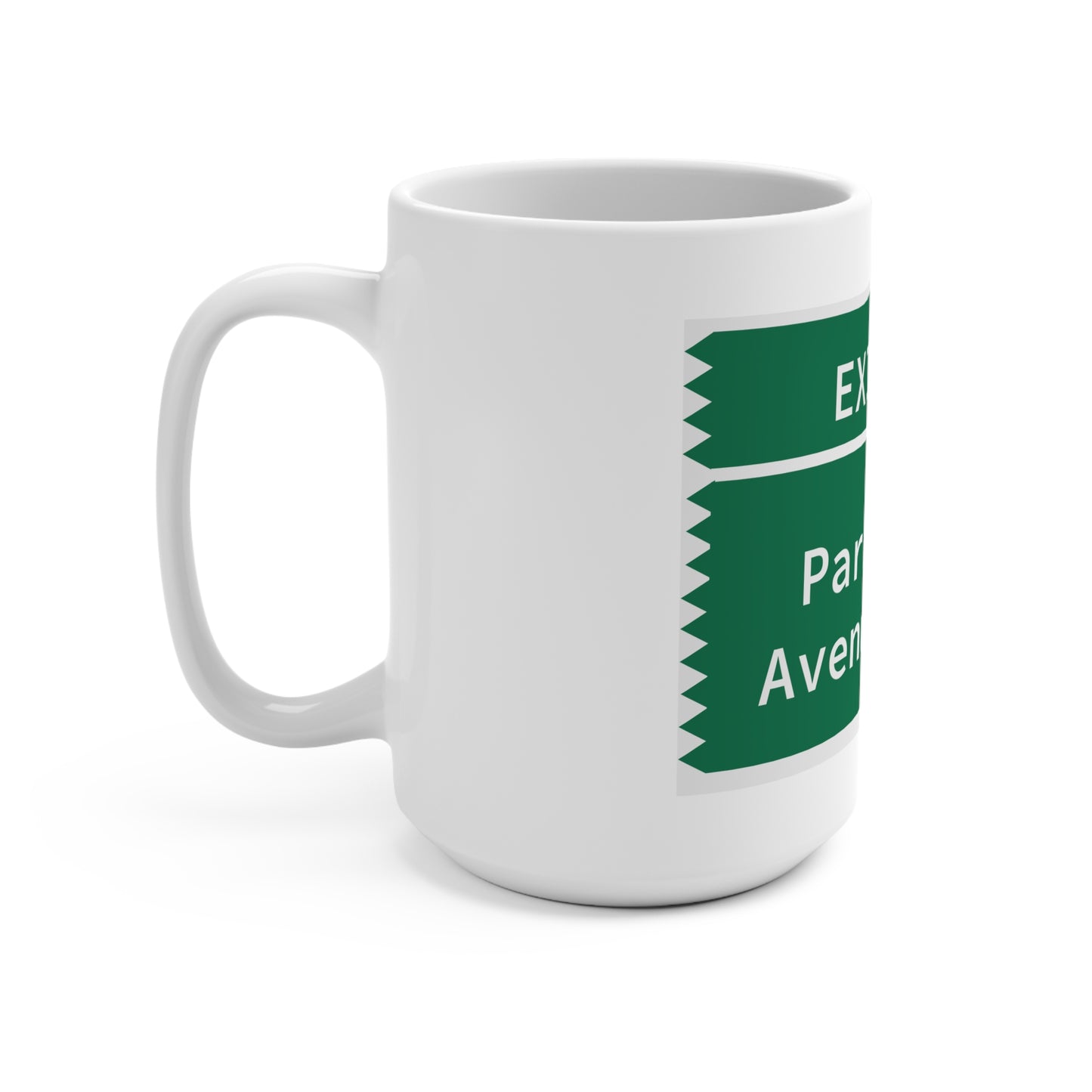 Vintage Merritt Parkway Exit 47 Sign Mug 15oz