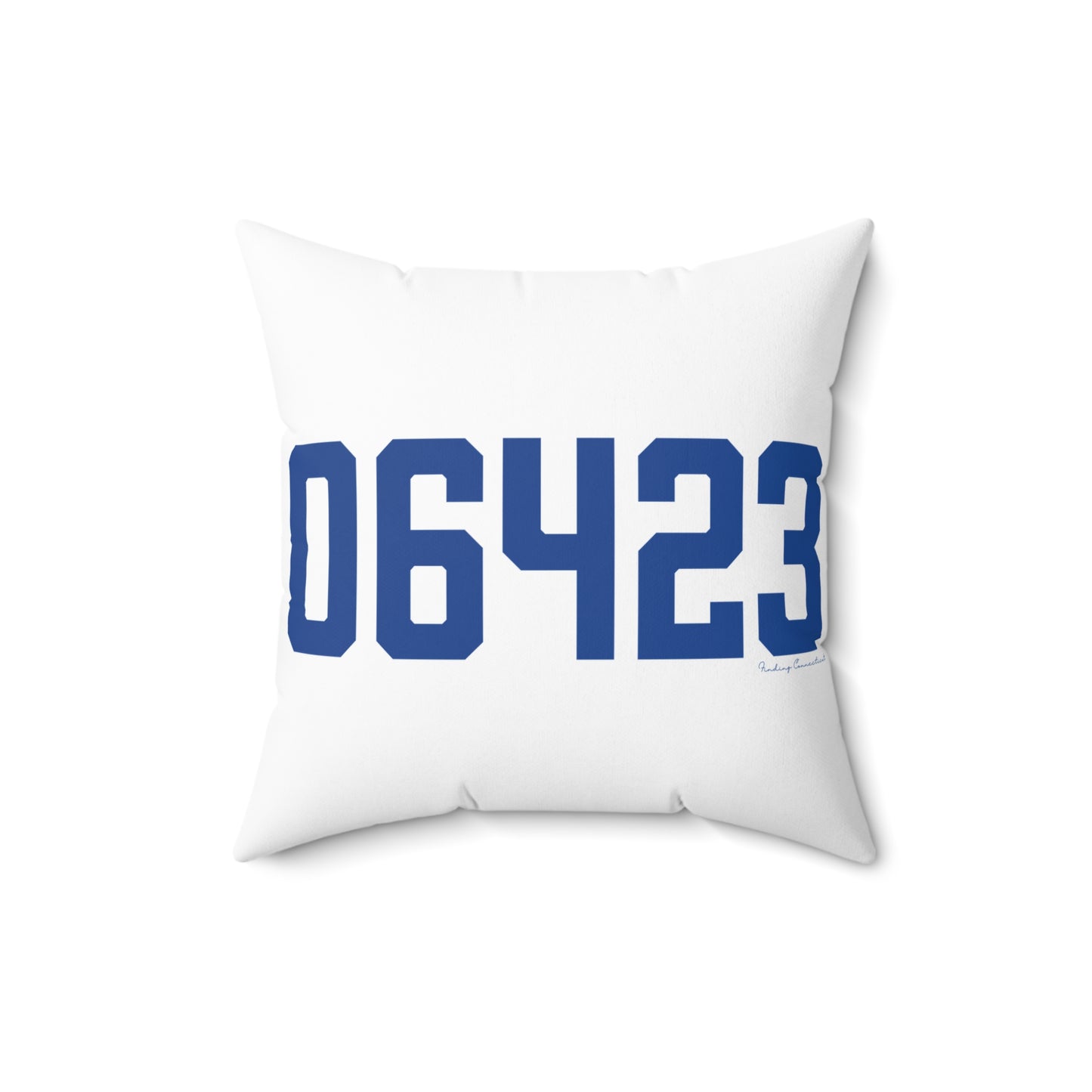 06423 East Haddam Connecticut Zip Code Spun Polyester Square Pillow