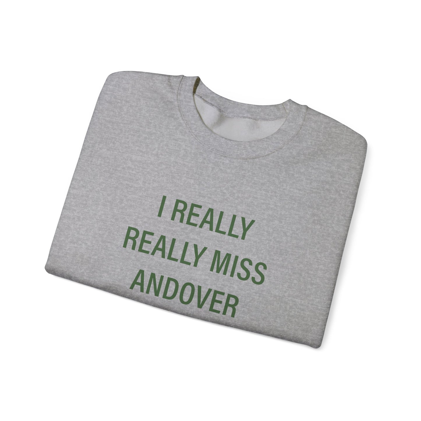 I Really Really Miss Andover Unisex Heavy Blend™ Crewneck Sweatshirt