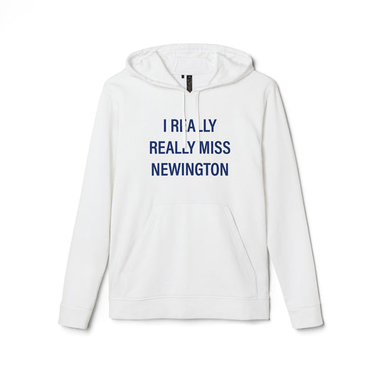 I Really Really Miss Newington adidas Unisex Fleece Hoodie