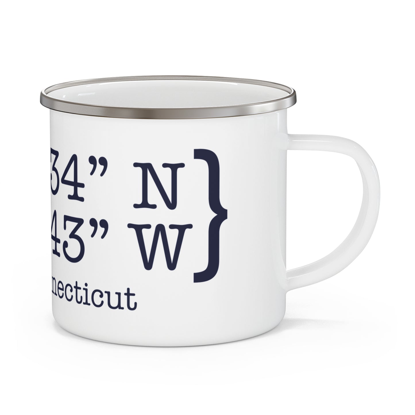 Weston Coordinates Enamel Camping Mug