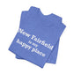 New Fairfield Is My Happy Place Unisex Jersey Short Sleeve T-Shirt