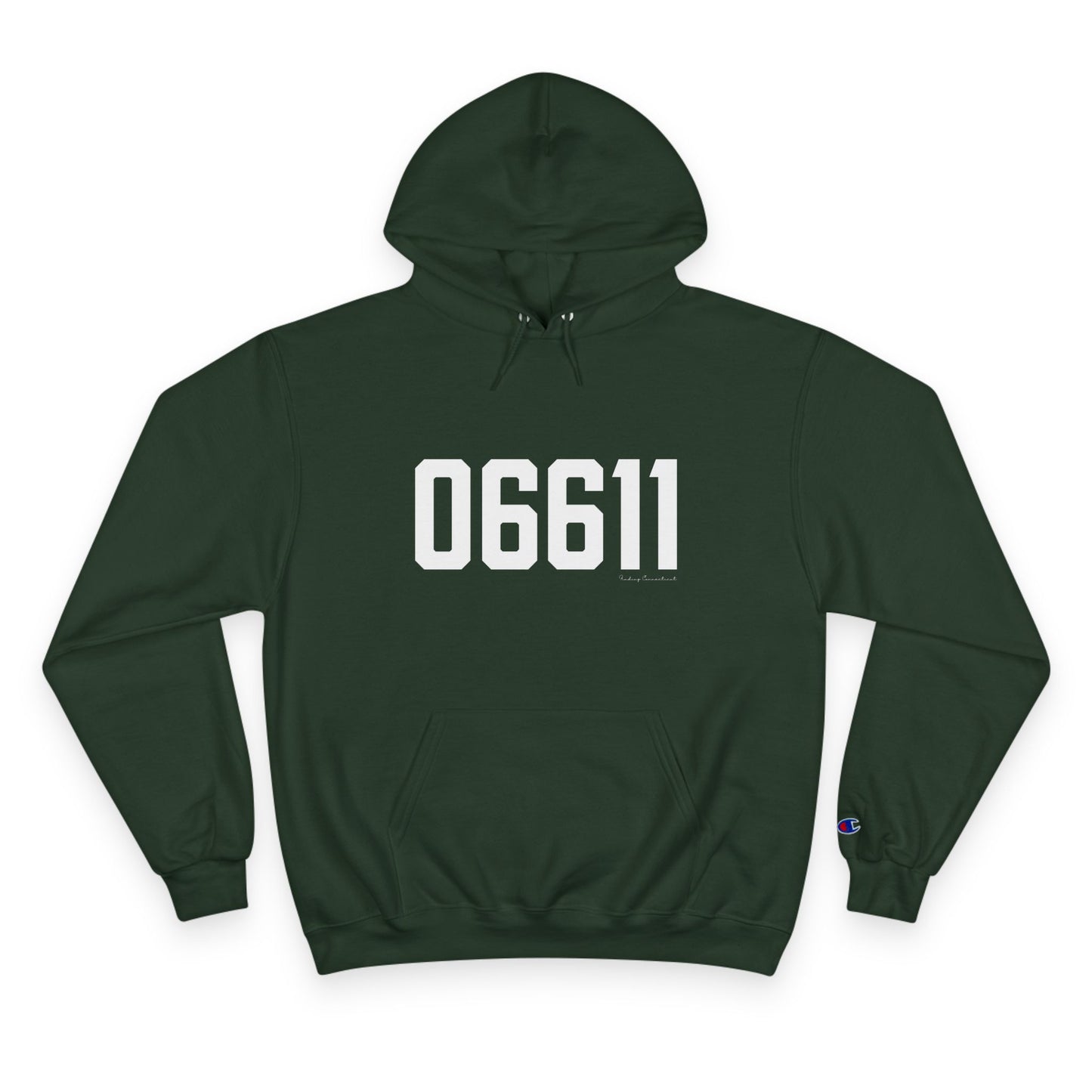 06611 Trumbull CT Zip Code Champion Hoodie Sweatshirt