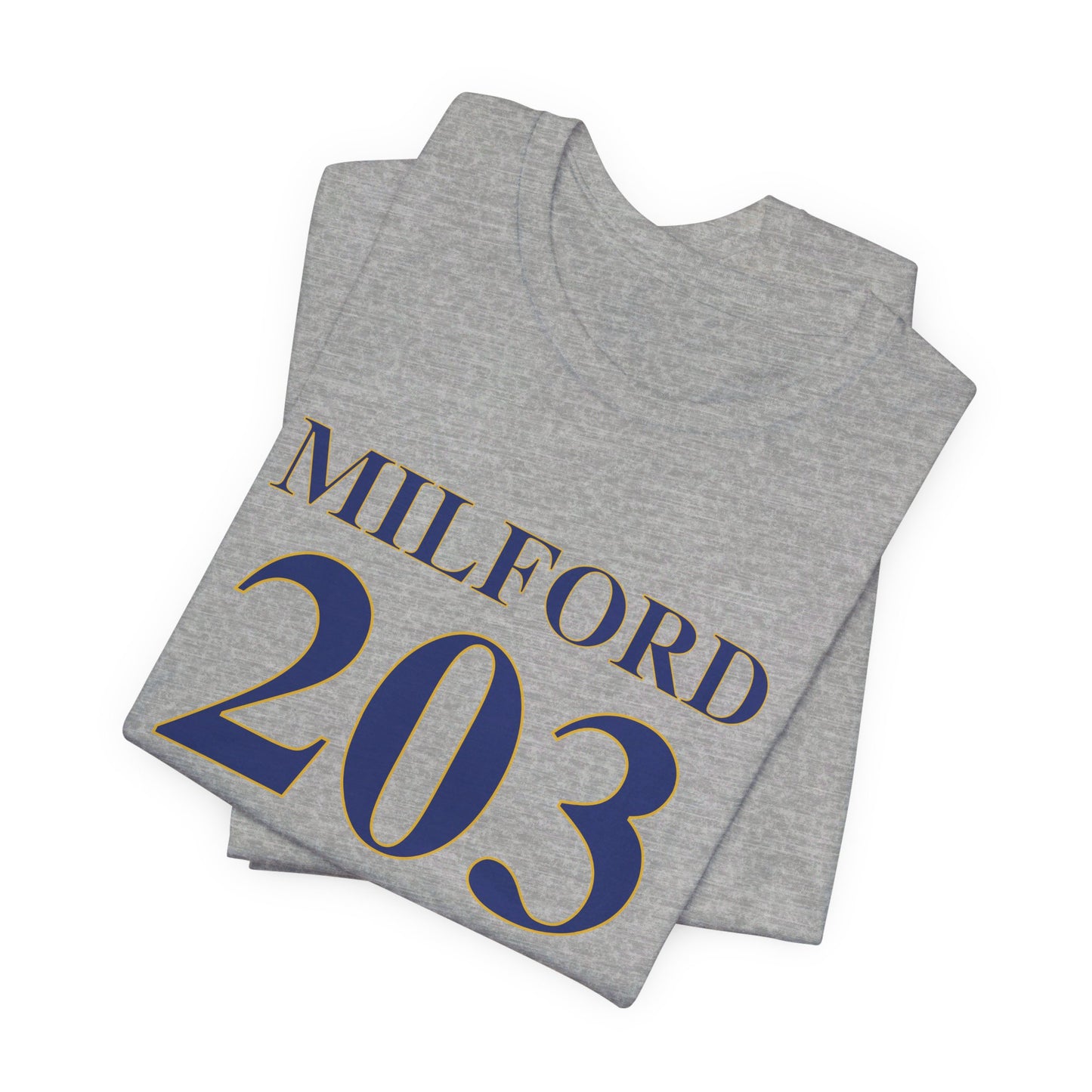 Milford 203 Connecticut Unisex Jersey Short Sleeve Tee