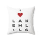 Lake Hills Vision Spun Polyester Square Pillow