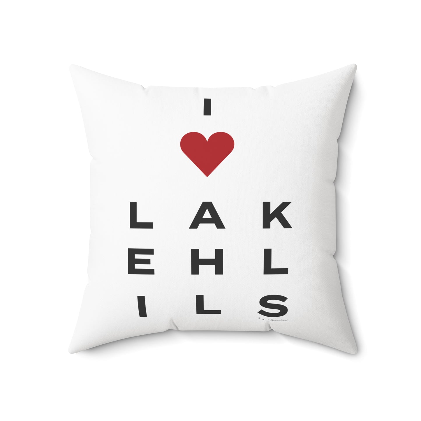 Lake Hills Vision Spun Polyester Square Pillow