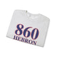860 Hebron Red White & Blue Unisex Heavy Blend™ Crewneck Sweatshirt
