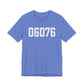 06076 Union CT Zip Code Unisex Jersey Short Sleeve T-Shirt