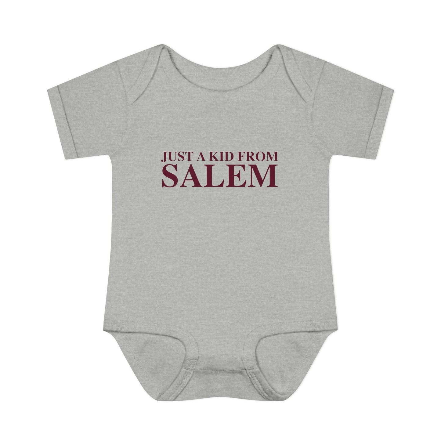 Just a kid from Salem Infant Baby Rib Bodysuit