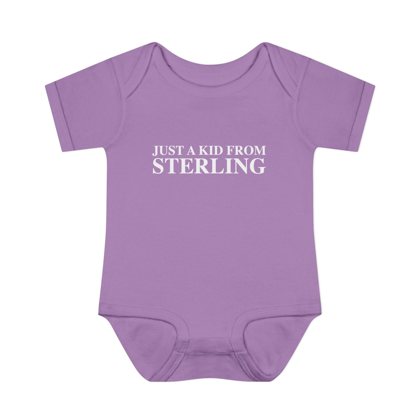 Just a kid from Sterling Infant Baby Rib Bodysuit