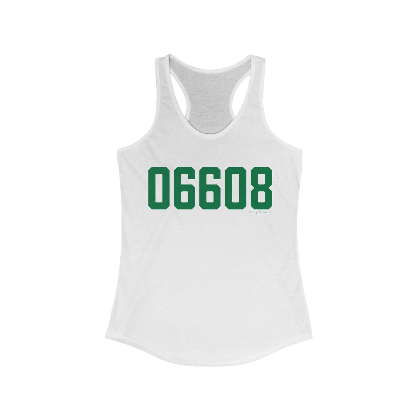 06608 Bridgeport Connecticut Zip Code Women's Ideal Racerback Tank Top