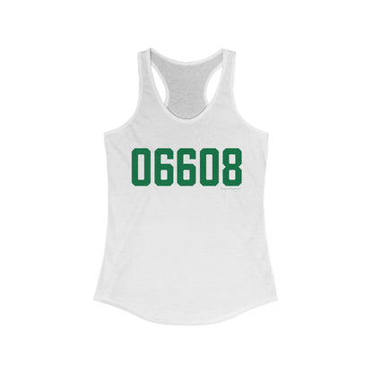 06608 Bridgeport Connecticut Zip Code Women's Ideal Racerback Tank Top