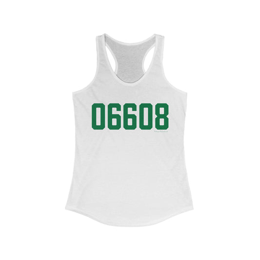 06608 Bridgeport Connecticut Zip Code Women's Ideal Racerback Tank Top