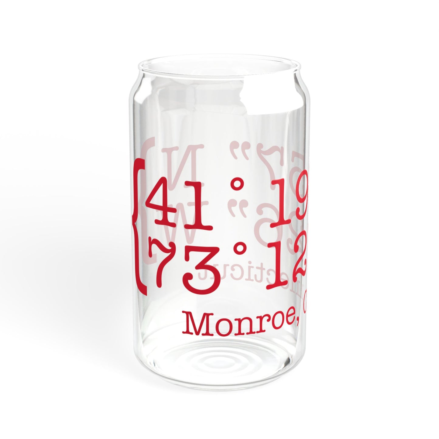 Monroe Coordinates Sipper Glass, 16oz