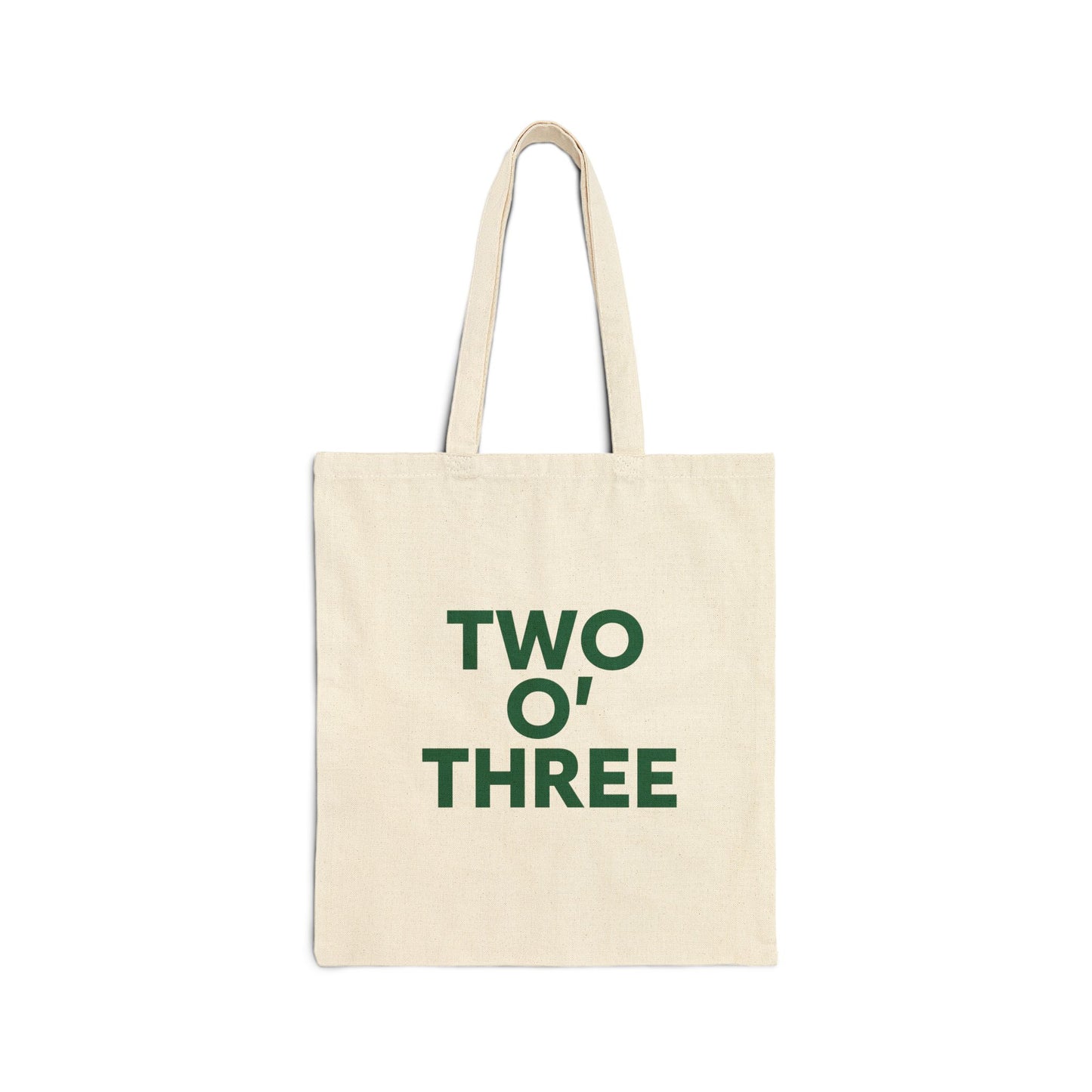 Two O’ Three Cotton Canvas Tote Bag Lucky Green – St. Patrick’s Day