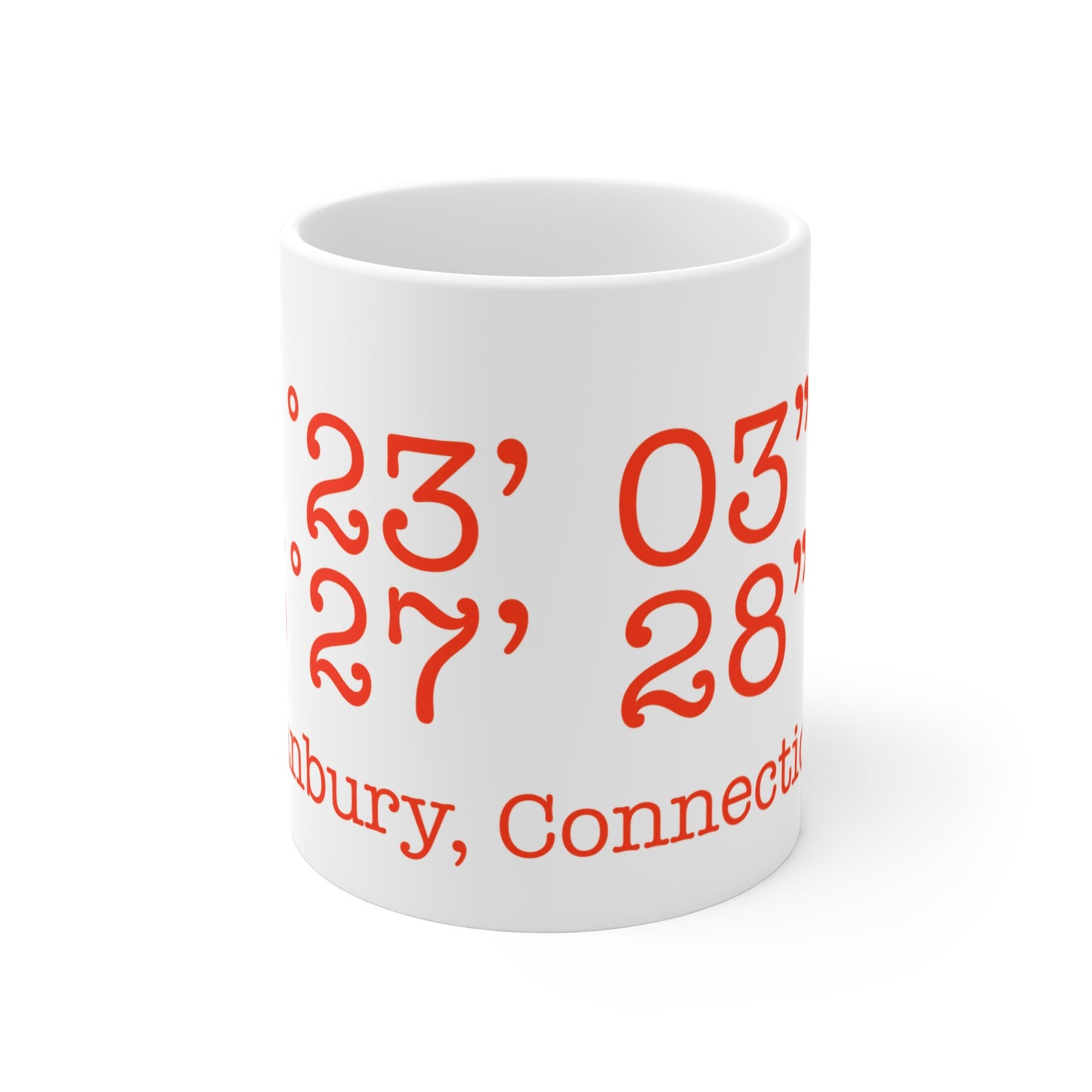 Danbury Coordinates Mug 11oz