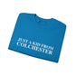 Just a kid from Colchester Unisex Heavy Blend™ Crewneck Sweatshirt