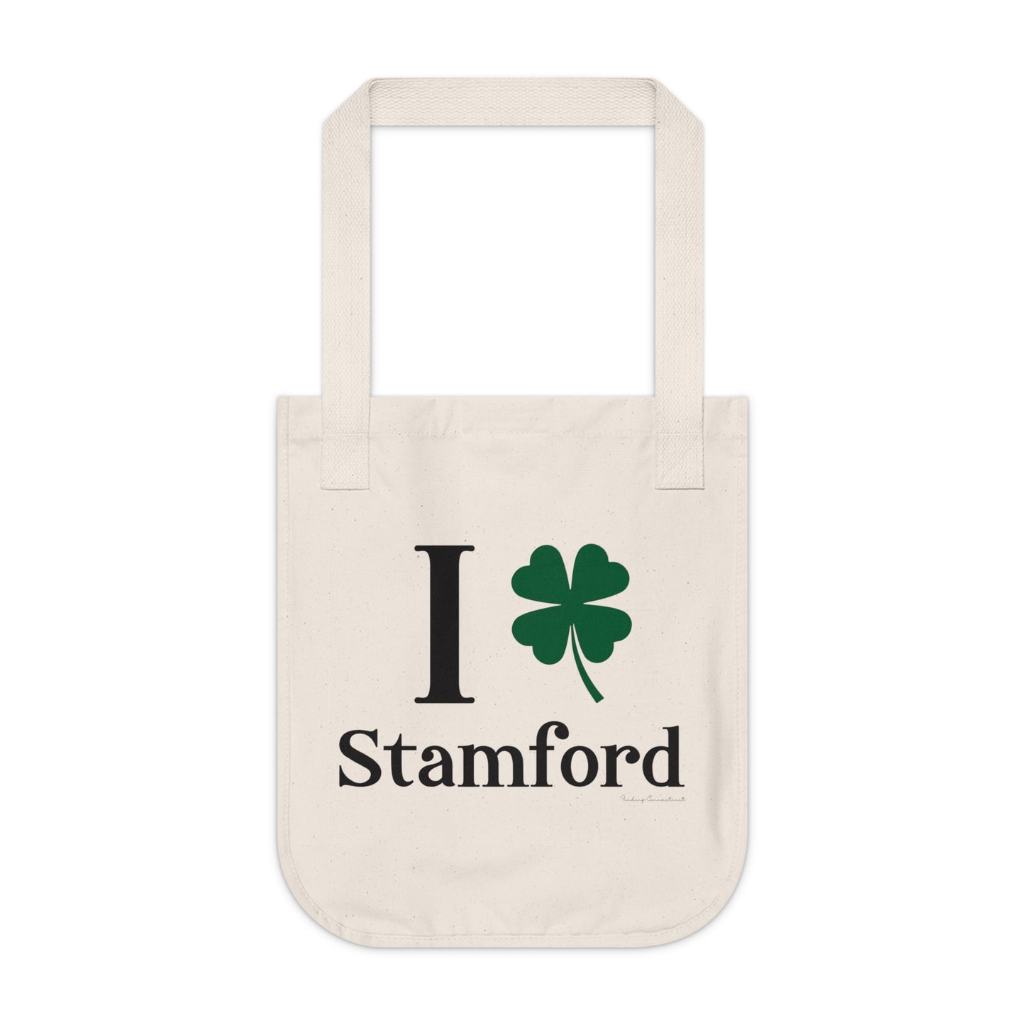 I Clover Stamford Organic Canvas Tote Bag