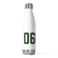 06076 Union Connecticut Zip Code 20oz Insulated Bottle
