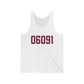 06091 Hartland Connecticut Zip Code Zip Code Unisex Jersey Tank Top