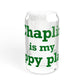 Chaplin is My Happy Place Sipper Glass, 16oz