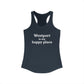 Westport Is My Happy Place Women's Ideal Racerback Tank Top