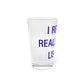 I Really Really Miss Lisbon Pint Glass, 16oz