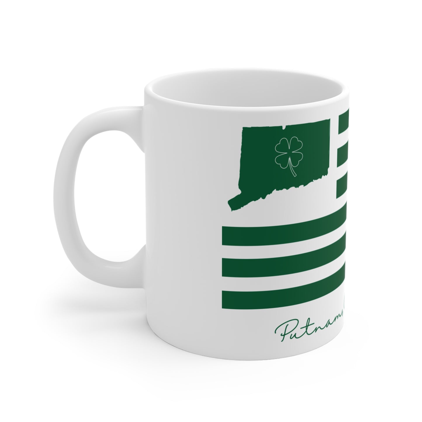 Putnam Connecticut St. Patrick’s Day Flag Mug 11oz