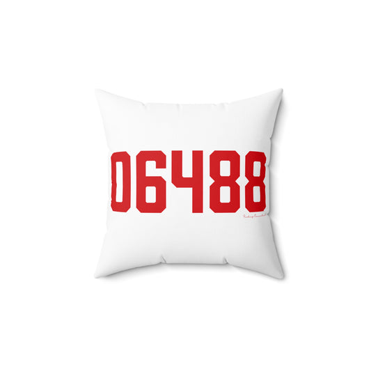 06488 Southbury Connecticut Zip Code Polyester Square Pillow