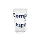 Compo Beach Is My Happy Place Pint Glass, 16oz