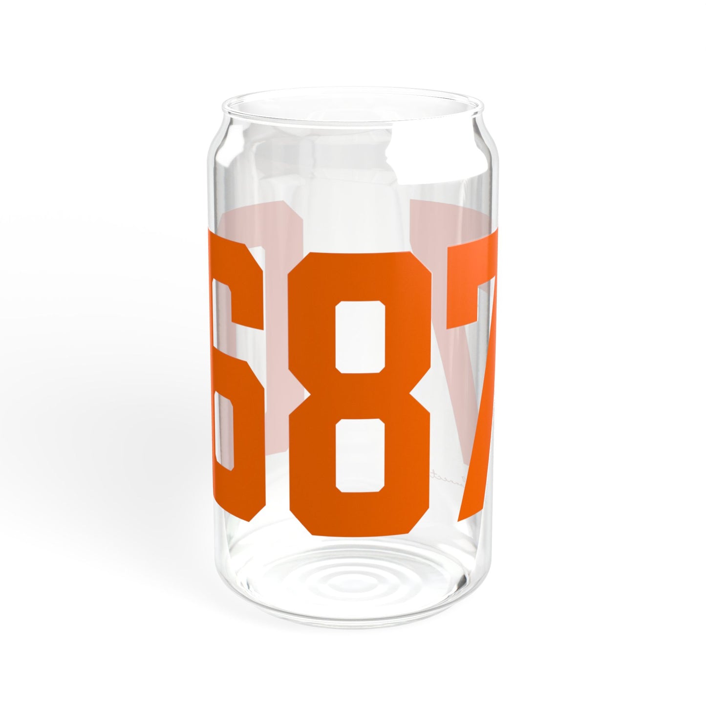06877 Ridgefield Connecticut Zip Code Sipper Glass, 16oz