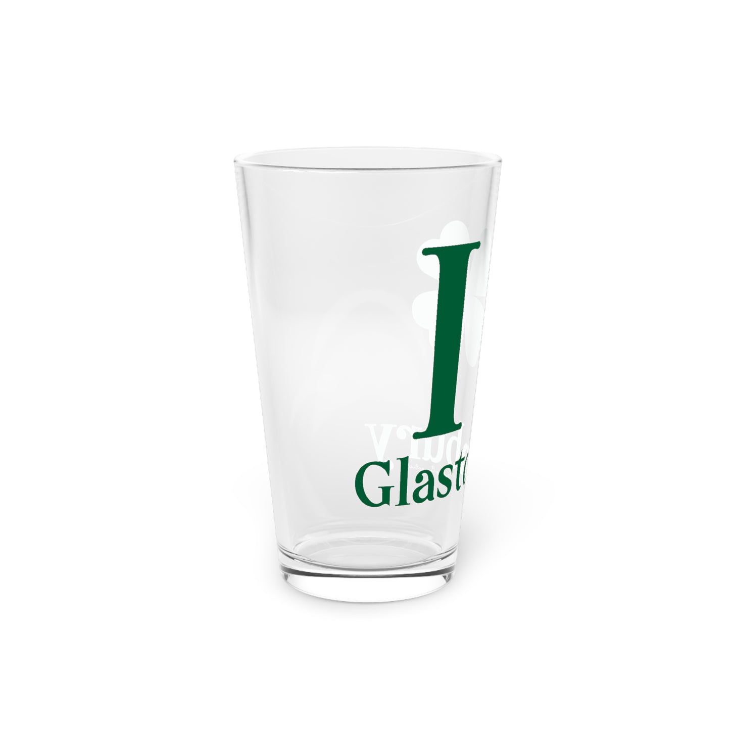 I Clover Glastonbury Pint Glass, 16oz