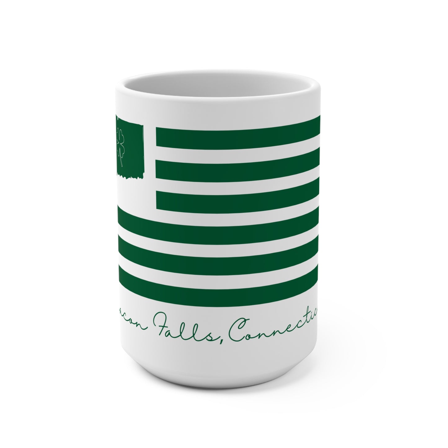 Beacon Falls Connecticut St. Patrick’s Day Flag Mug 15oz