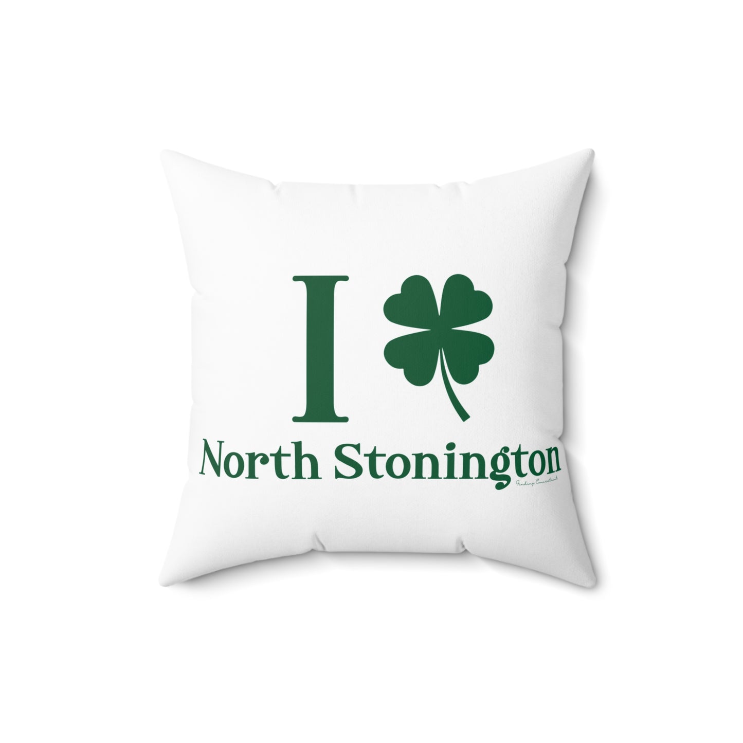 I Clover North Stonington Spun Polyester Square Pillow