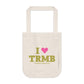 I Heart TRMB Organic Canvas Tote Bag