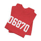 06870 - Greenwich CT Zip Code Unisex Jersey Short Sleeve T-Shirt