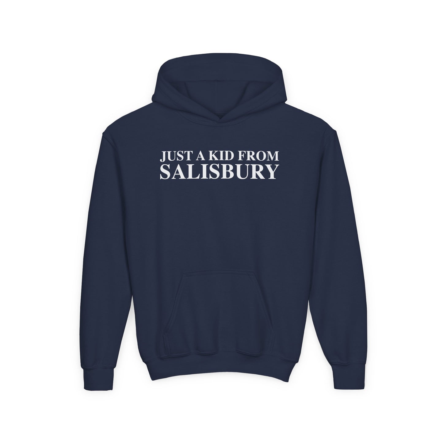 Just a kid from Salisbury Youth Heavy Blend Hooded Sweatshirt