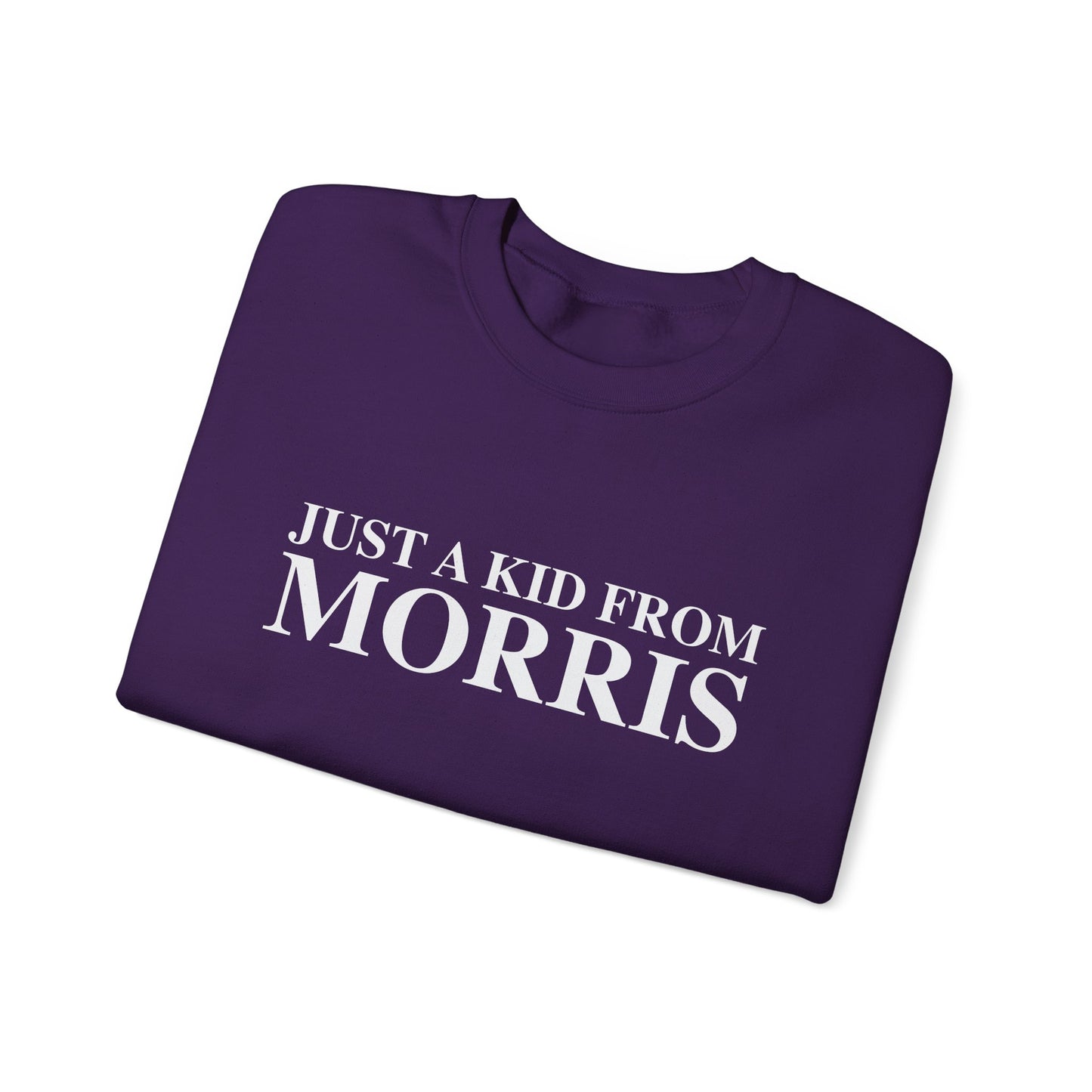 Just a kid from Morris Unisex Heavy Blend™ Crewneck Sweatshirt