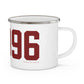06096 Windsor Locks  Connecticut Zip Code Enamel Camping Mug