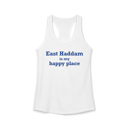 East Haddam is My Happy Place Women's Ideal Racerback Tank Top