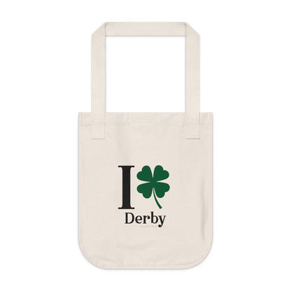 I Clover Derby Organic Canvas Tote Bag