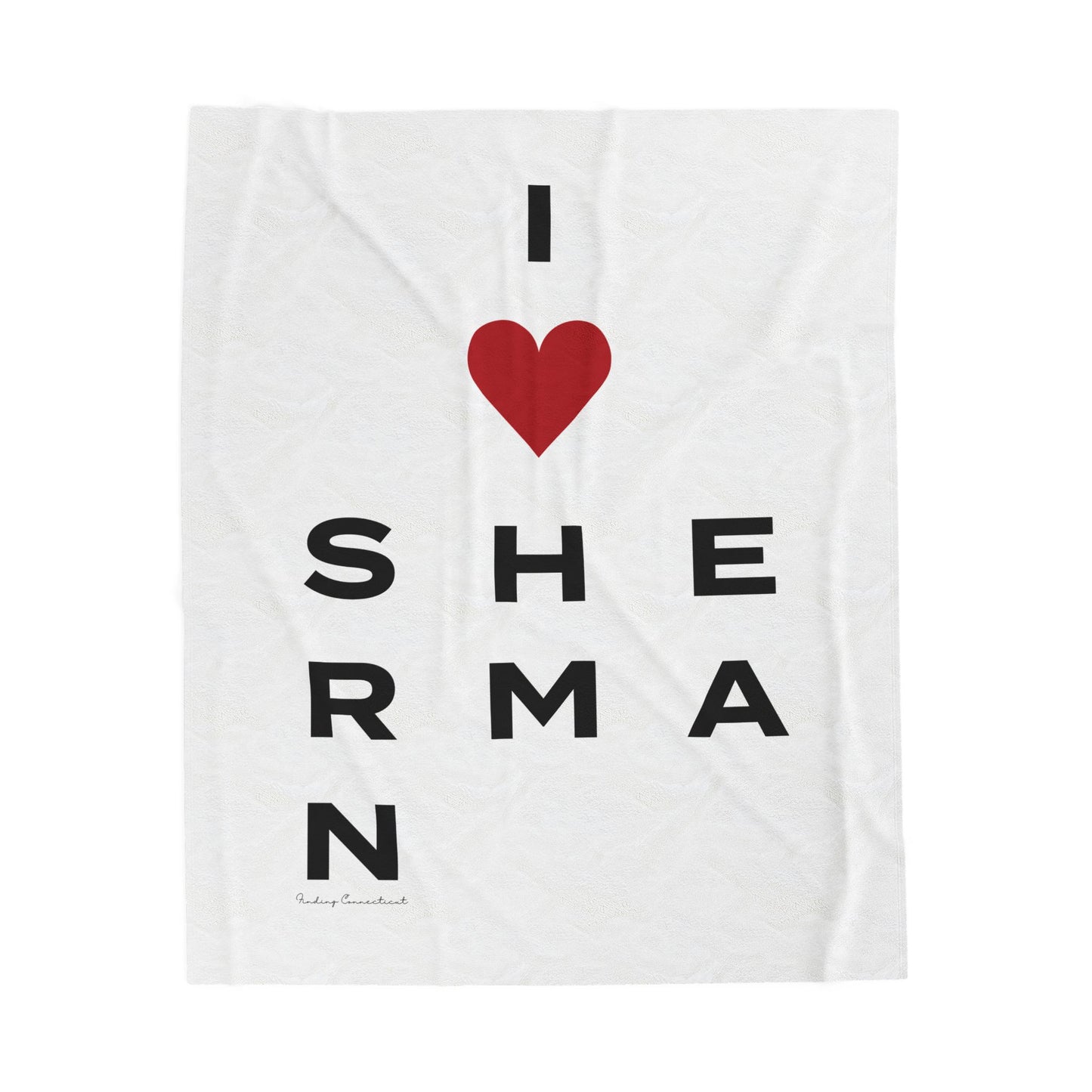 Sherman Vision Velveteen Plush Blanket